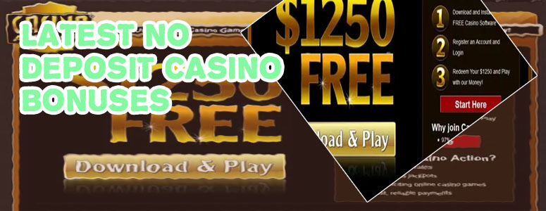 Free money casinos no deposit required usa
